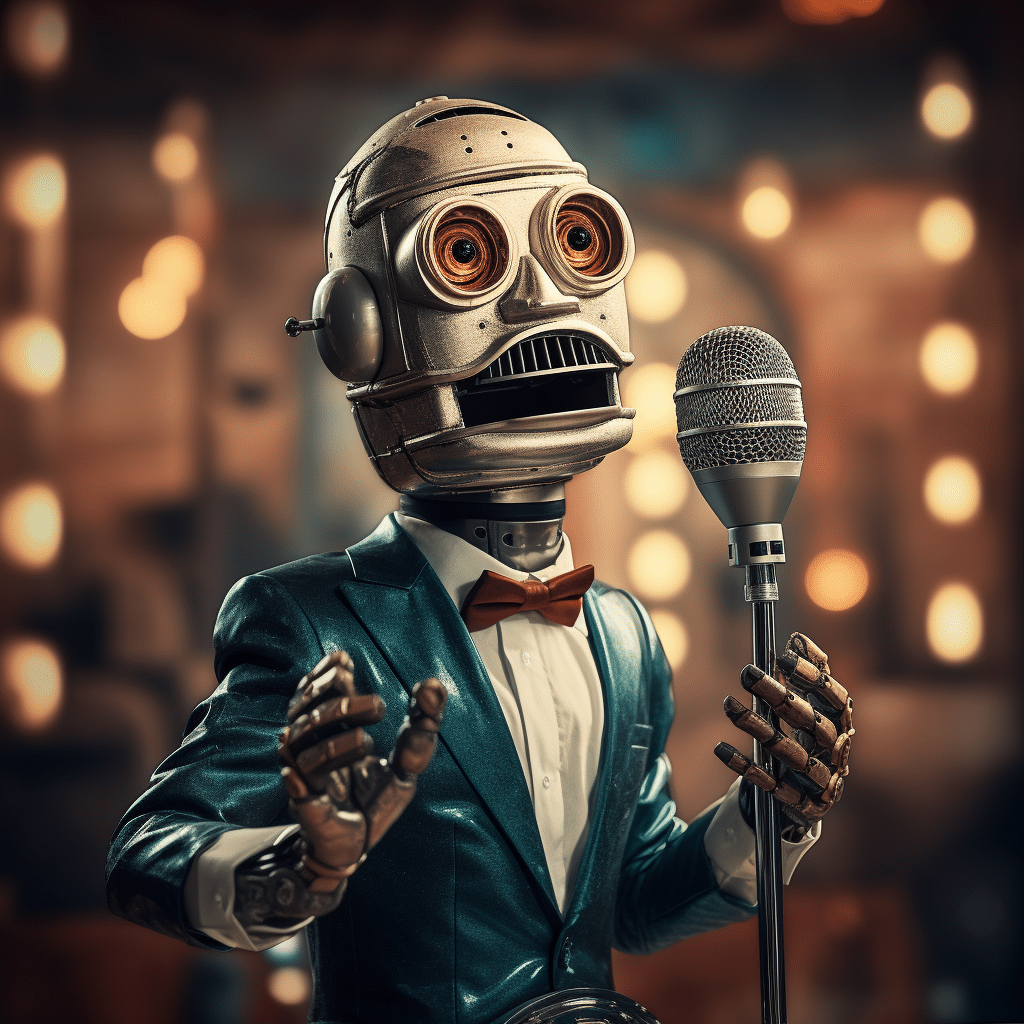 Loadedm Robot Speaking on Stage 631F7Db6 0204 4Cd9 B3Aa 50455F7696F3 TL 1