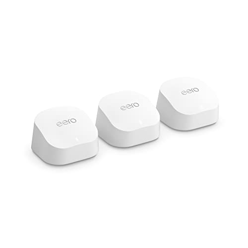 Amazon eero + mesh Wi Fi system Fast and reliable gigabit speeds connect + devices Coverage up to ,sq. ft. pack, release