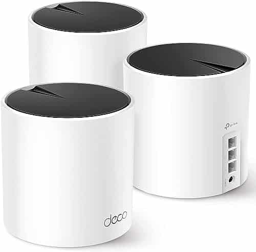 TP Link Deco AXiFi esh System(Deco X) Covers up to Sq.Ft. , Replaces Wireless Router and Extender, Gigabit ports per unit, supports Ethernet Backhaul (pack)