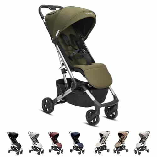Colugo Compact Stroller One Hand Fold Lightweight Stroller, Travel Stroller, Toddler Stroller, Airplane Stroller, Foldable Stroller with Rain Cover, Backpack and Cup Holder (Olive)