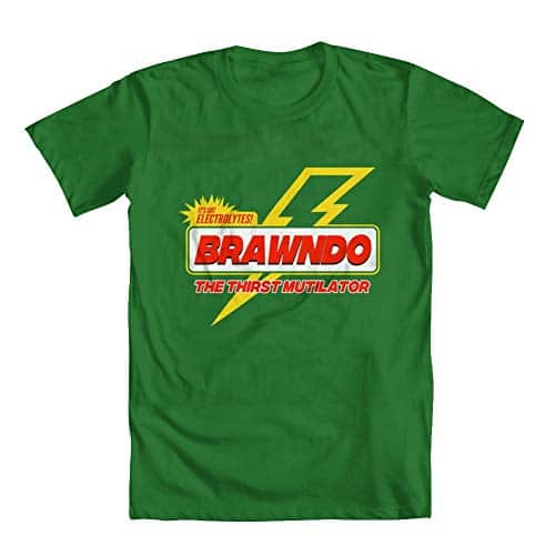 GEEK TEEZ Idiocracy Inspired Brawndo Men's T Shirt Kelly Green Large