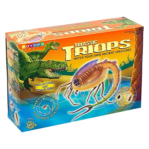Triassic Triops Triops Kit, Contains Eggs, Aquarium, Food, Instructions and Helpful Hints to Hatch and Grow Your Own Prehistoric Creatures, Fun Educational Toy for Kids