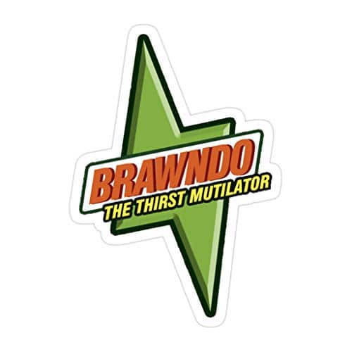 jackkenli (PCsPack) Brawndo Logo xInch Die Cut Stickers Decals for Laptop Window Car Bumper Helmet Water Bottle