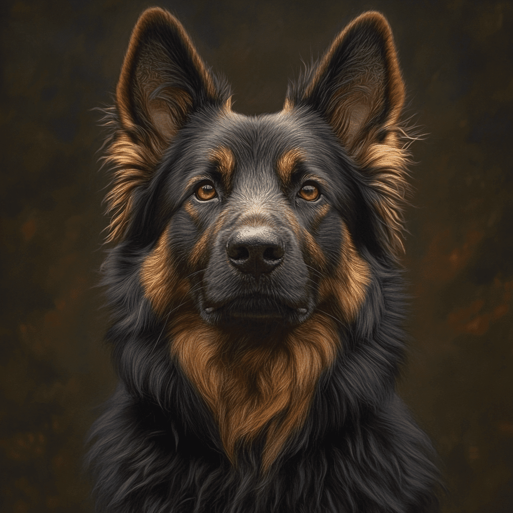 Black German Shepherd